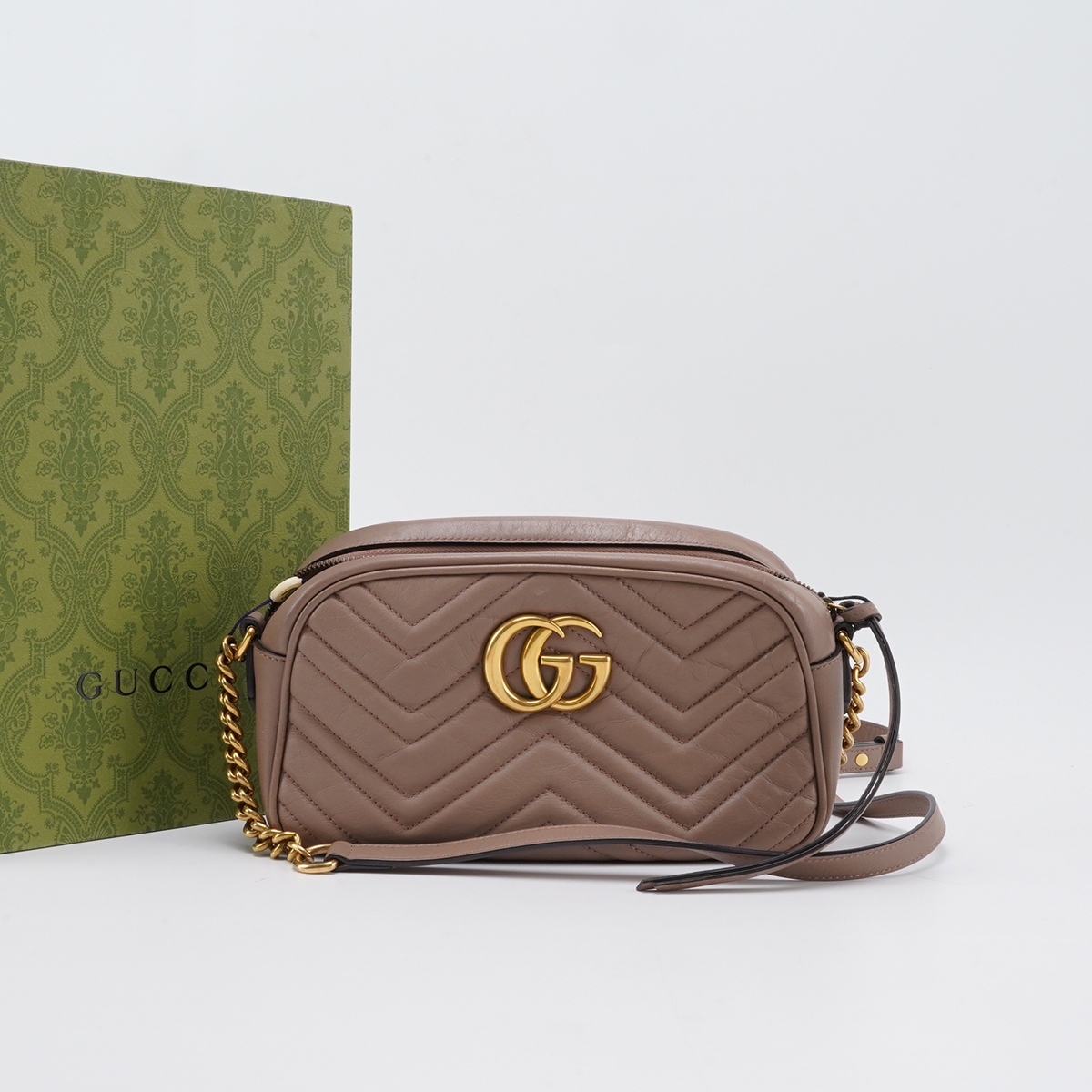 95新 GUCCI/古驰 马蒙相机包中号【静文】BG22011324