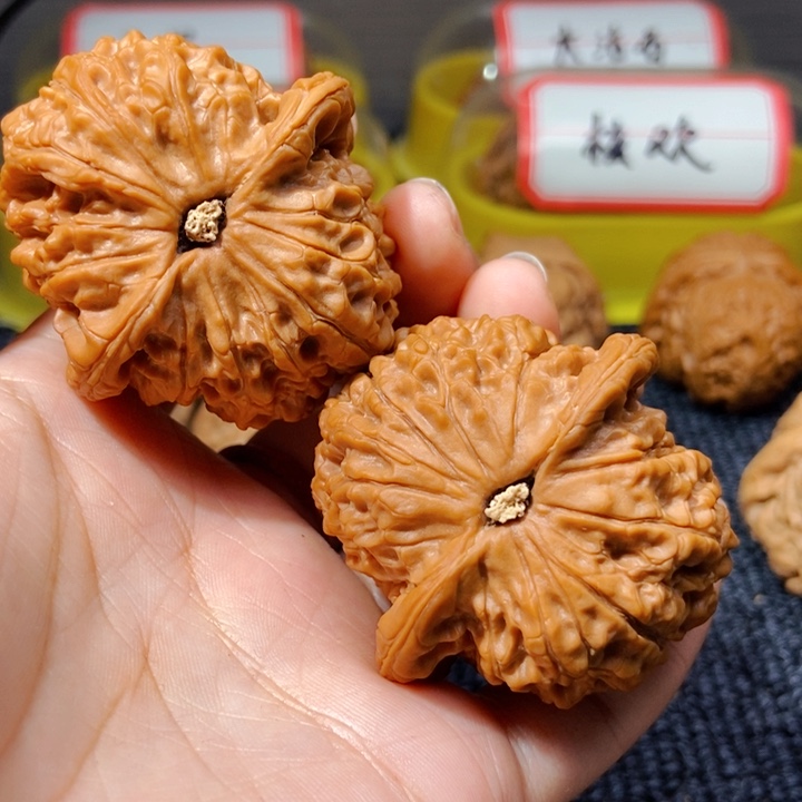 文玩核桃吊坠0*9血麒麟