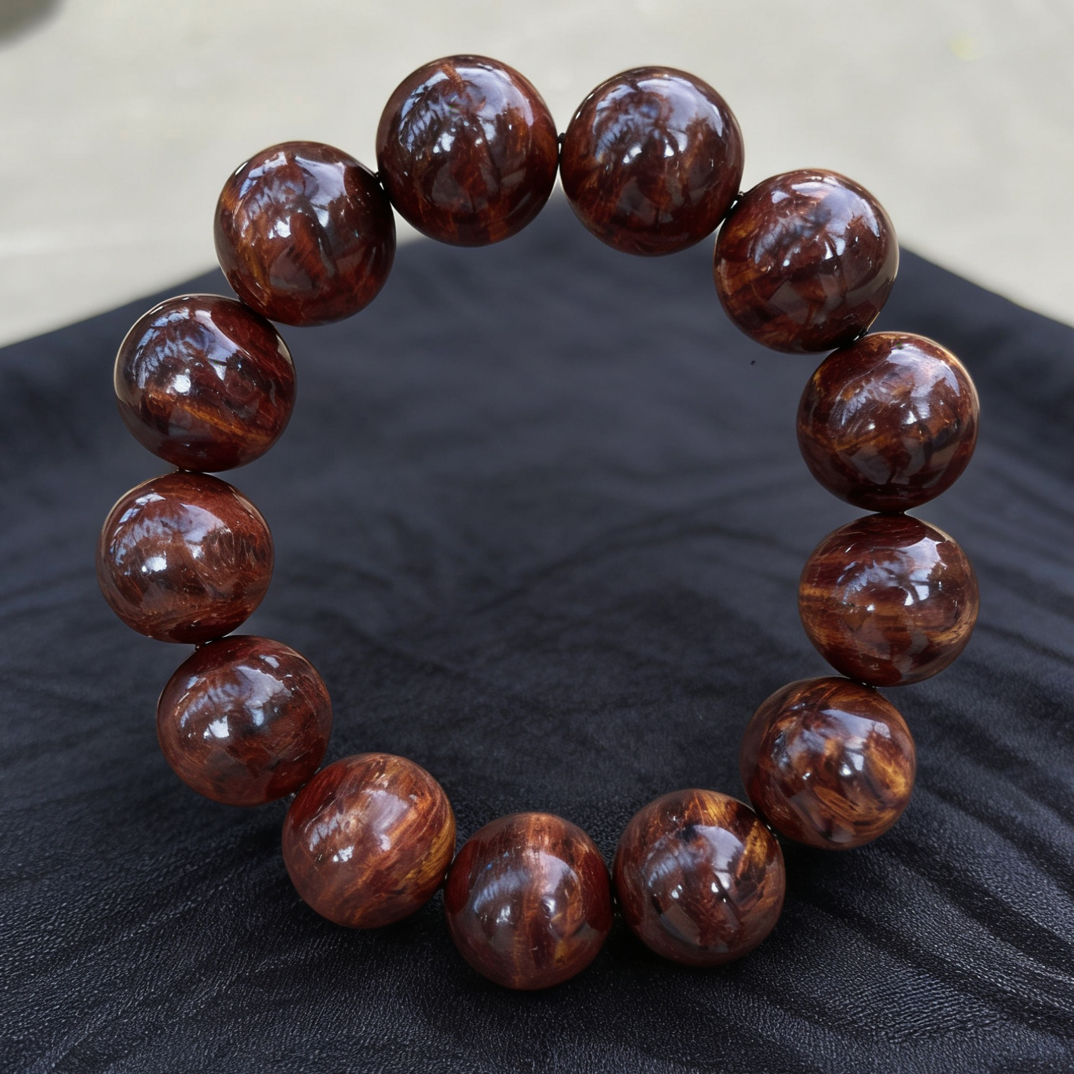 海南黄花梨18mm树头乱纹多样发一