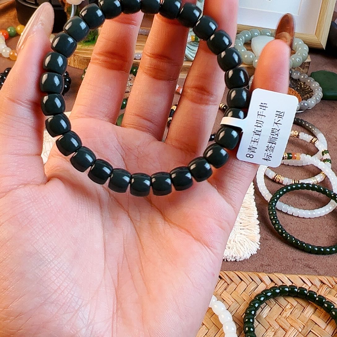 和田玉未镶嵌手串