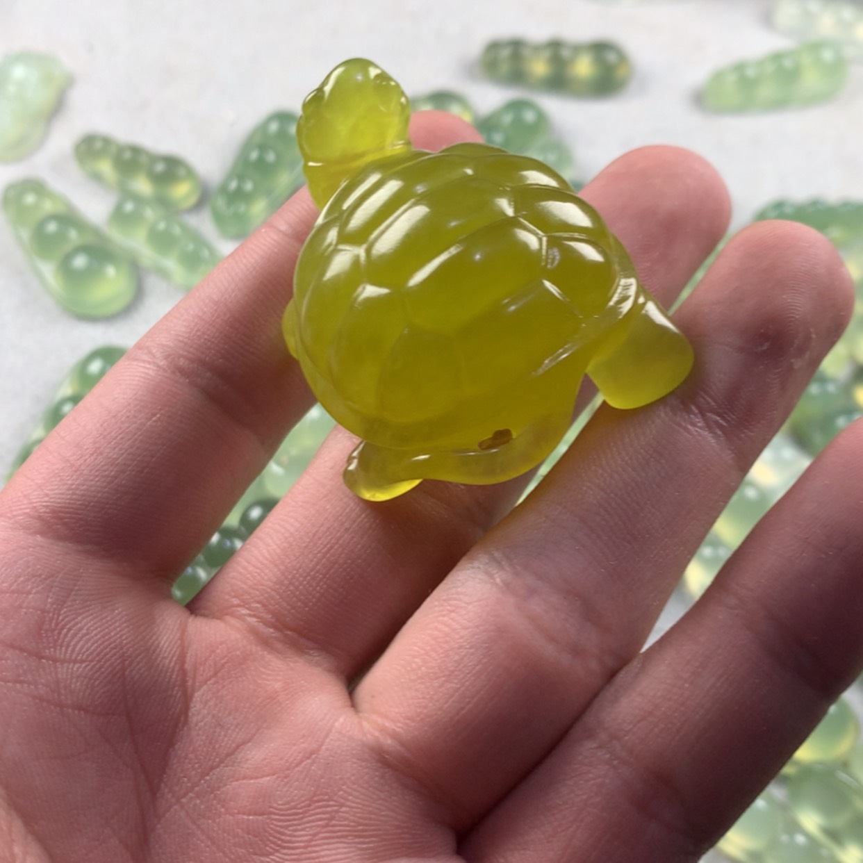 【闪购商品】蛇纹石玉岫玉未镶嵌张**.