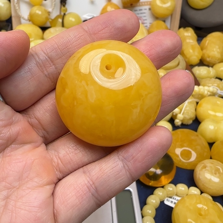 蜜蜡未镶嵌颈饰天然蜜蜡