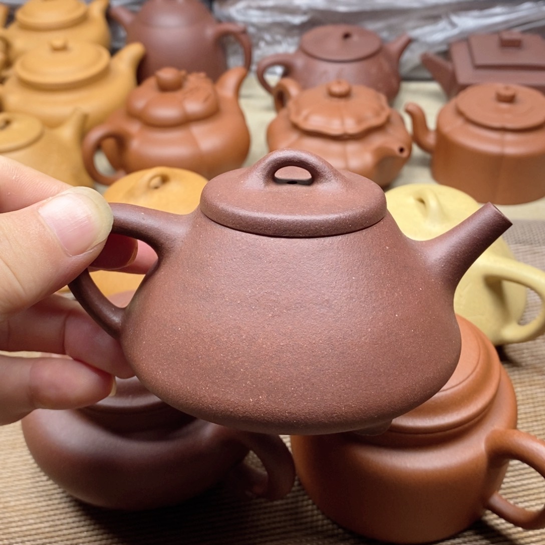 茶壶紫砂底槽清老块全手工