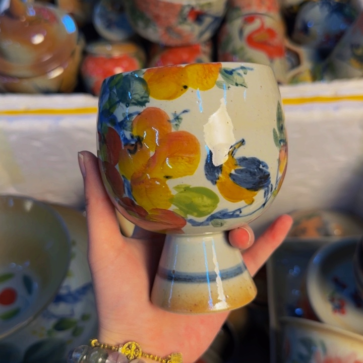 瓷片景德镇陶瓷手工手绘