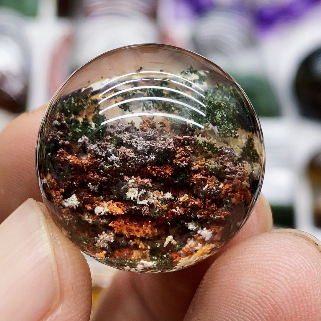 水晶吊坠银S925镶嵌吊坠