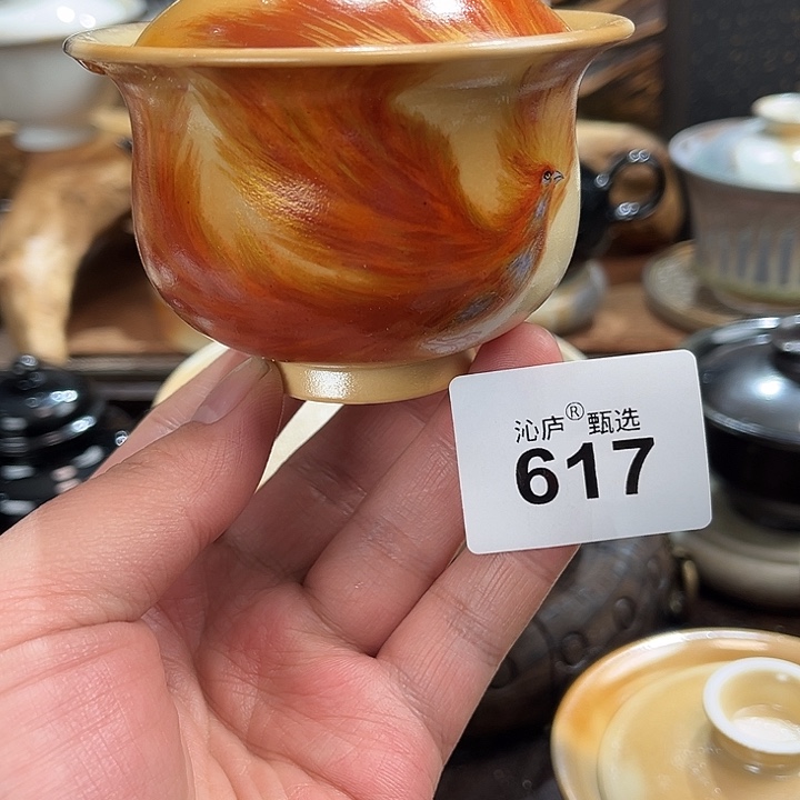 沁庐柴窑古法柴烧全手工茶具