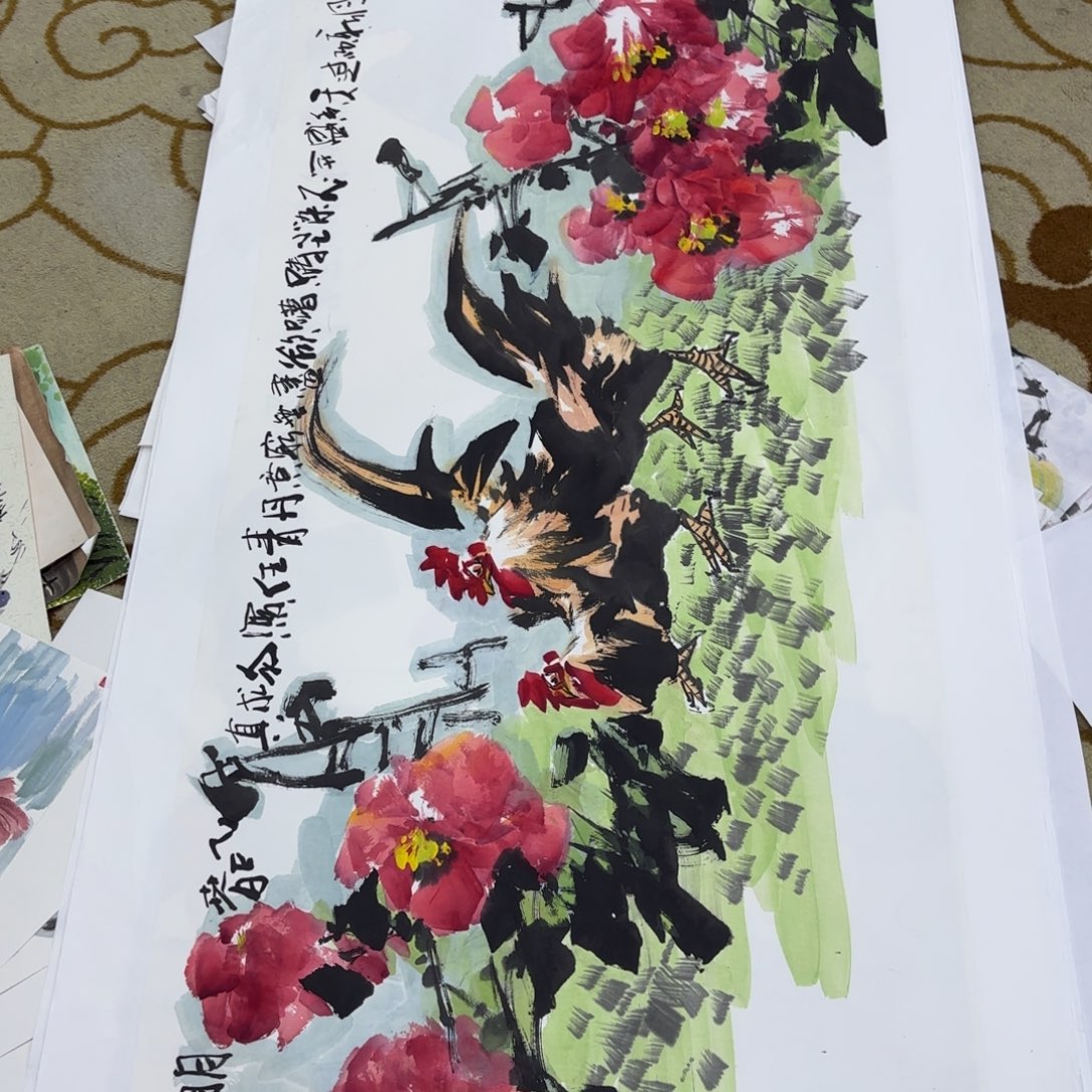 我***素国画石国志李欣主播李欣主播