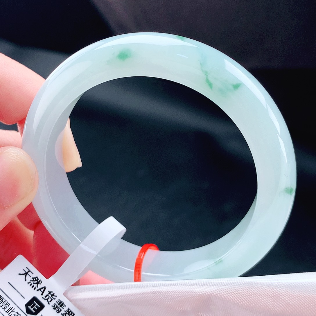 未镶嵌手镯翡翠53圈