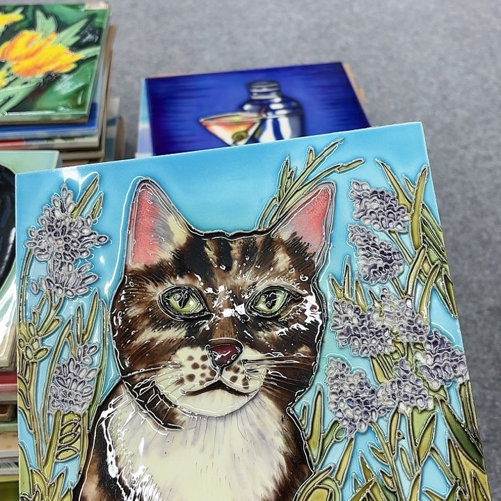 陶瓷板画20/20单瓷片微瑕