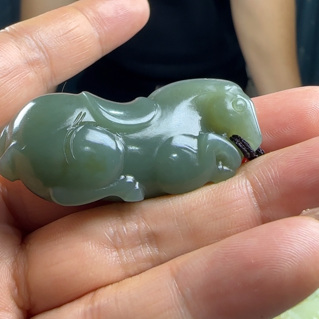 和田玉未镶嵌吊坠(不含链)