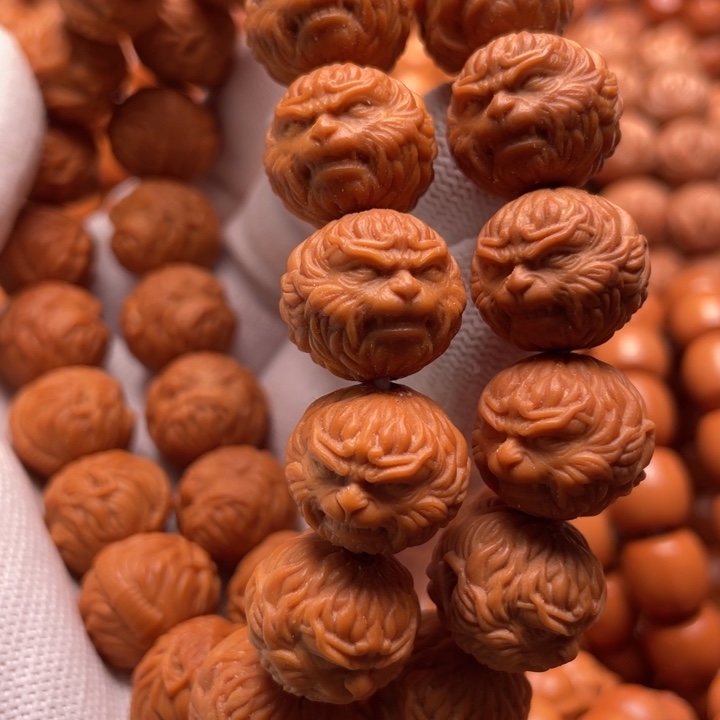 猴头核桃吊坠夏*条斗战胜佛