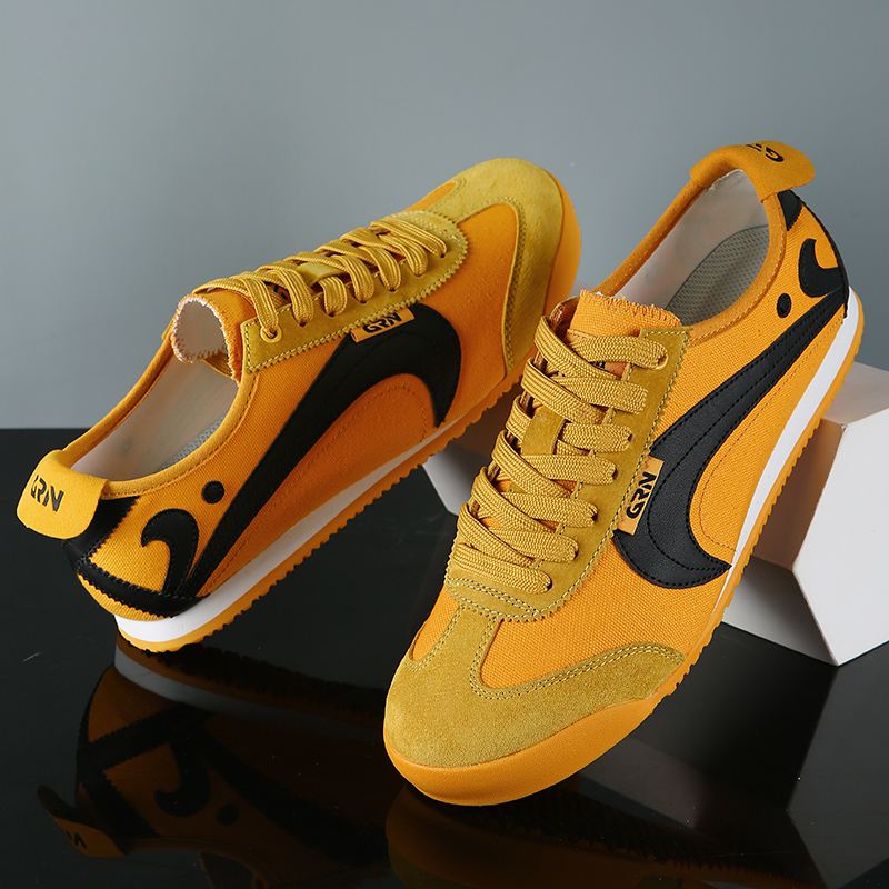 贵人鸟官方正品夏季新款轻便休闲鞋吸汗透气布面系带情侣阿甘鞋