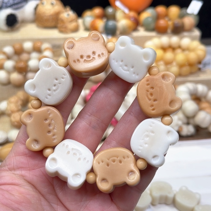 菩提根/象牙果手串小熊饼干混搭全品1-21-146