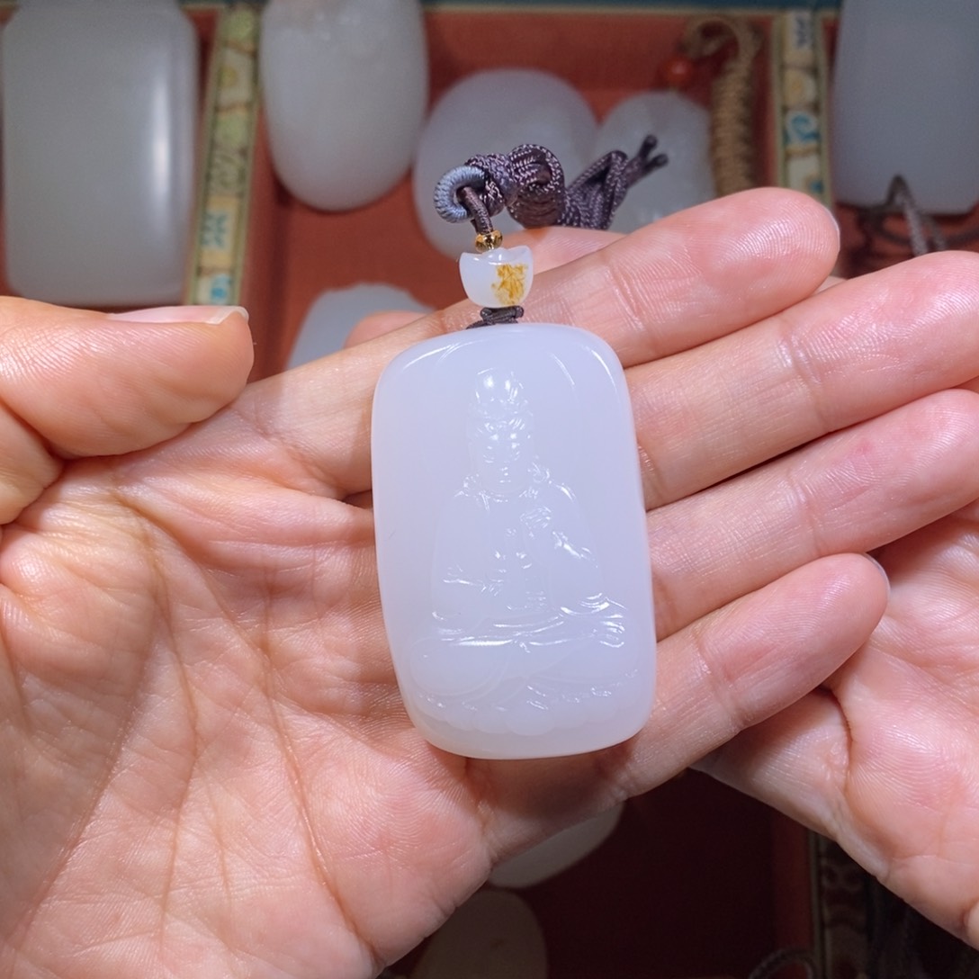 未镶嵌和田玉车挂随**转