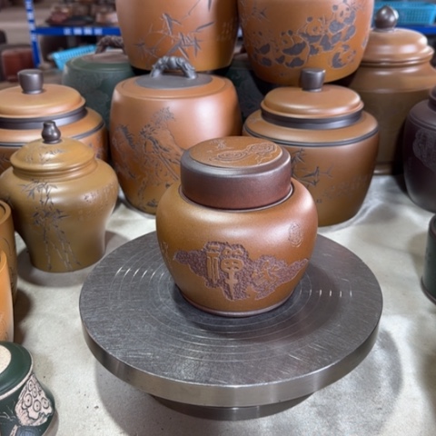 紫砂茶叶罐。。。。。。。。。