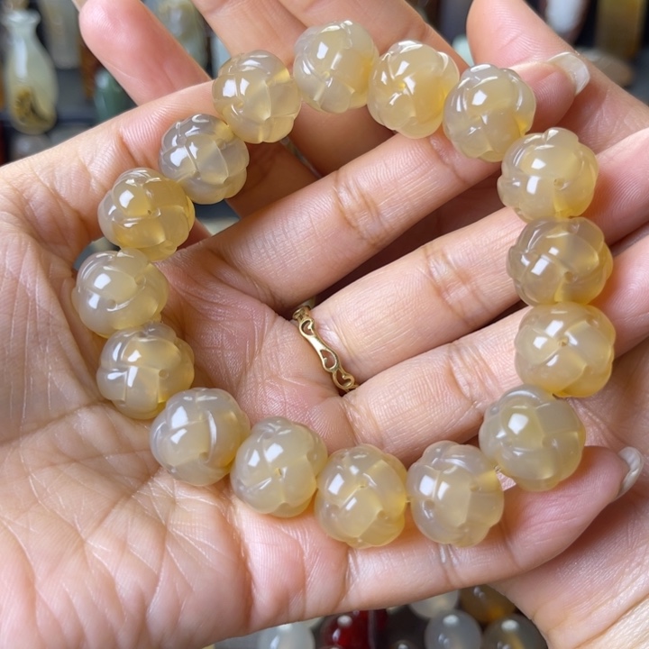 致***使玛瑙未镶嵌手饰手串