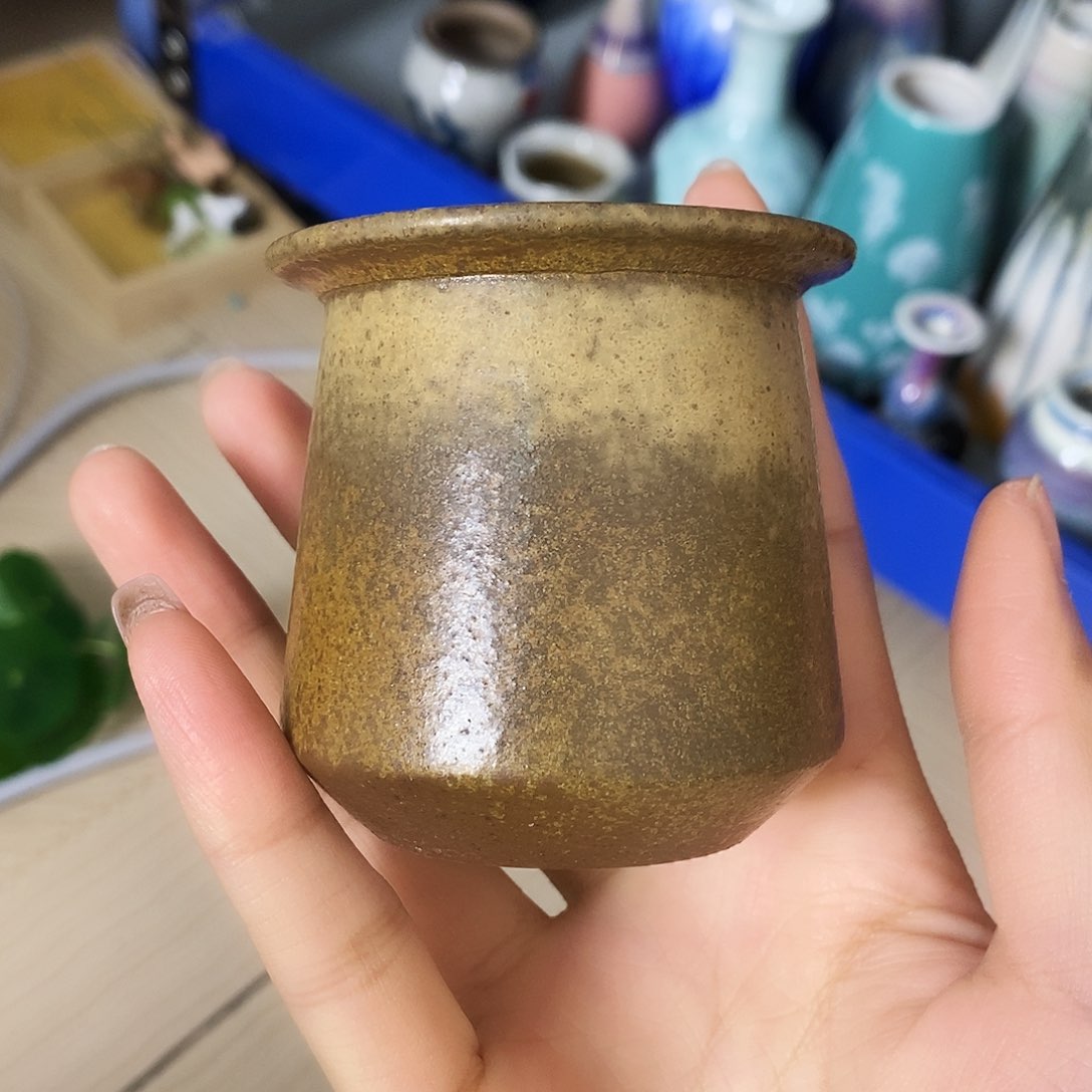 摆件景德镇高温陶瓷小花瓶