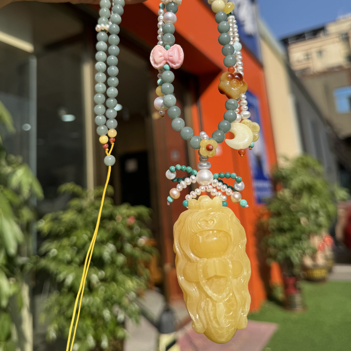 天然蜜蜡美人鱼系列一套（裸重：32克）