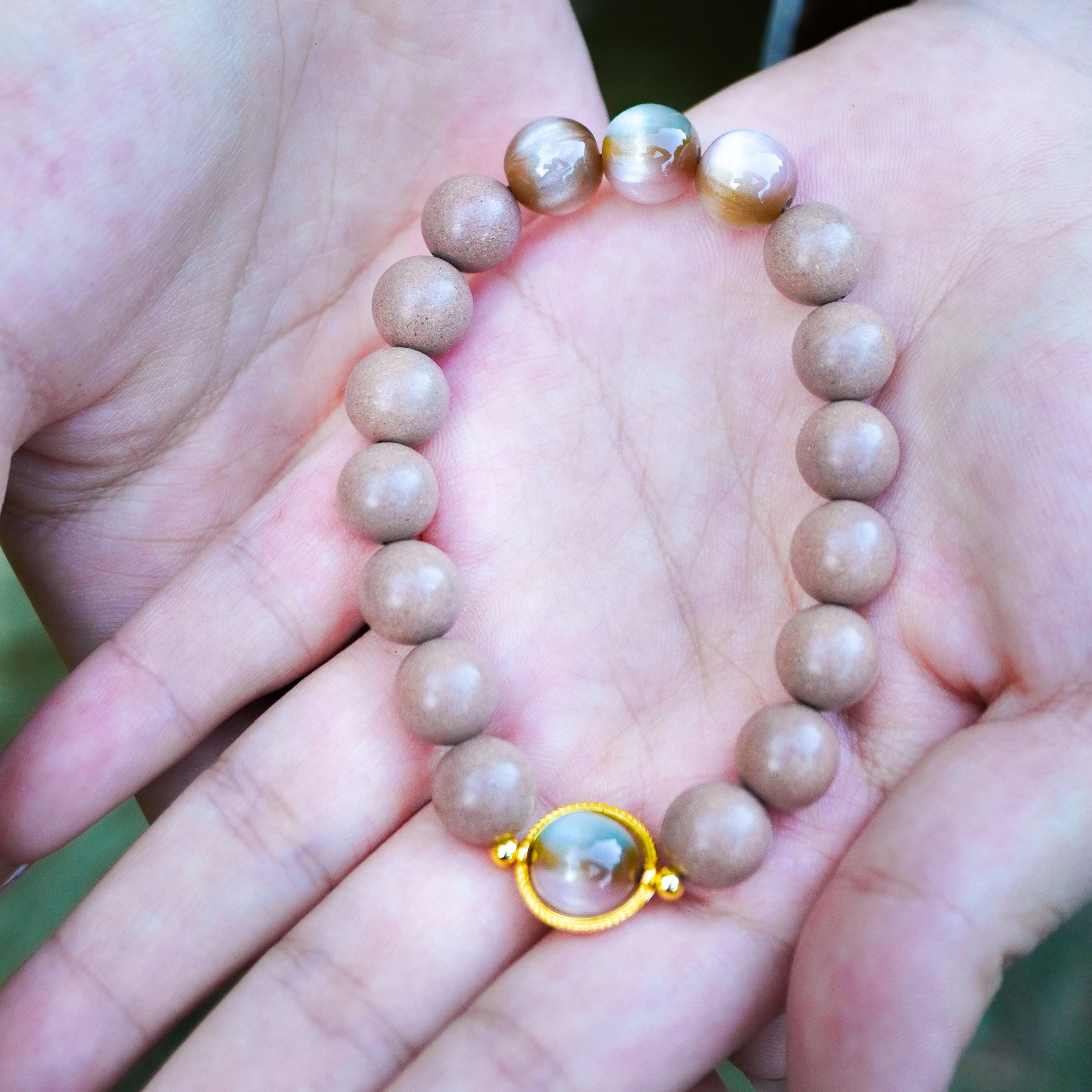 【白龙涎】古法天然合香珠非遗自制手工手串送戒指