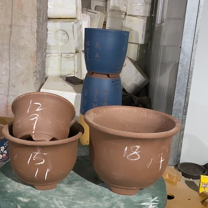 紫砂花盆紫砂花盆