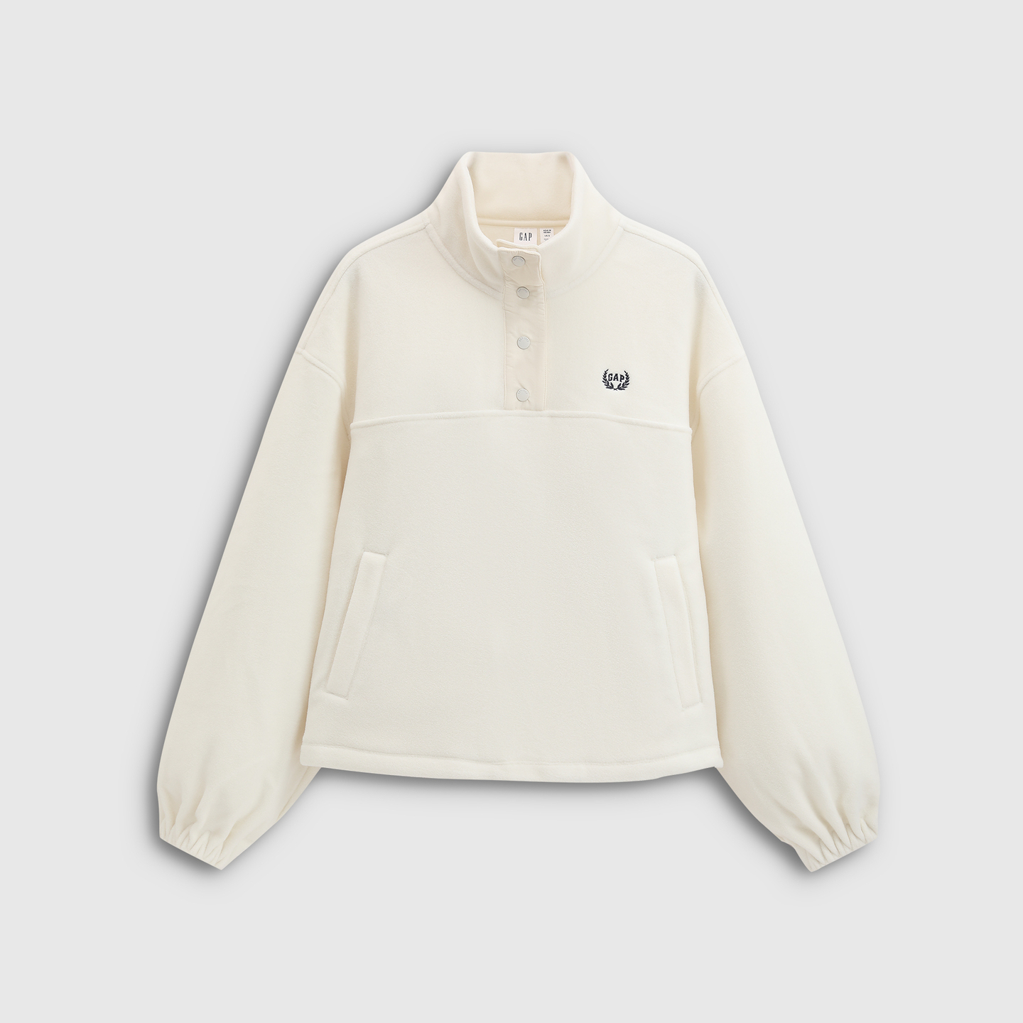 【成毅代言】女休闲2025秋新麦穗logo刺绣宽松摇粒绒卫衣792600