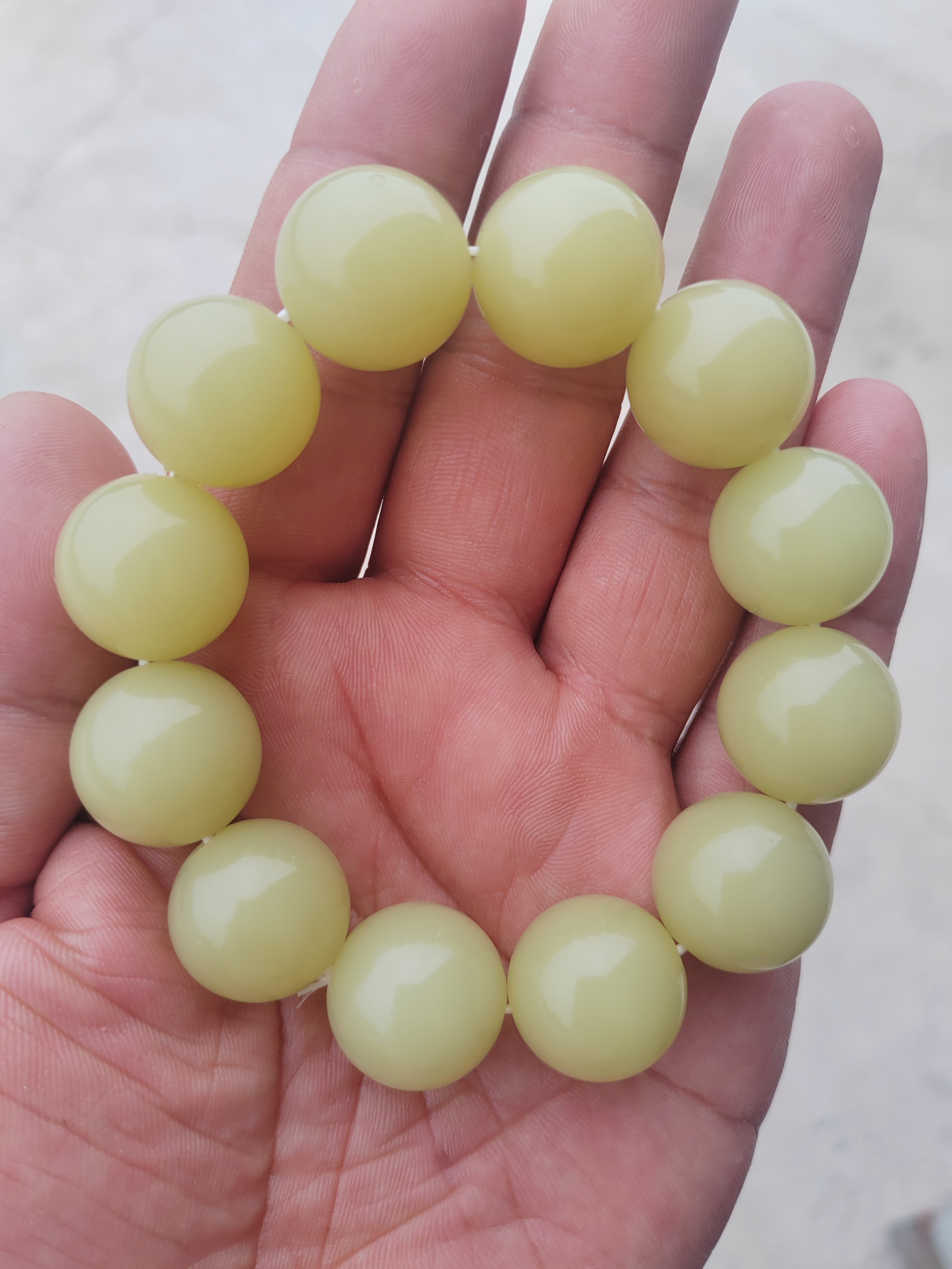 卡18 高端大气黄口手串