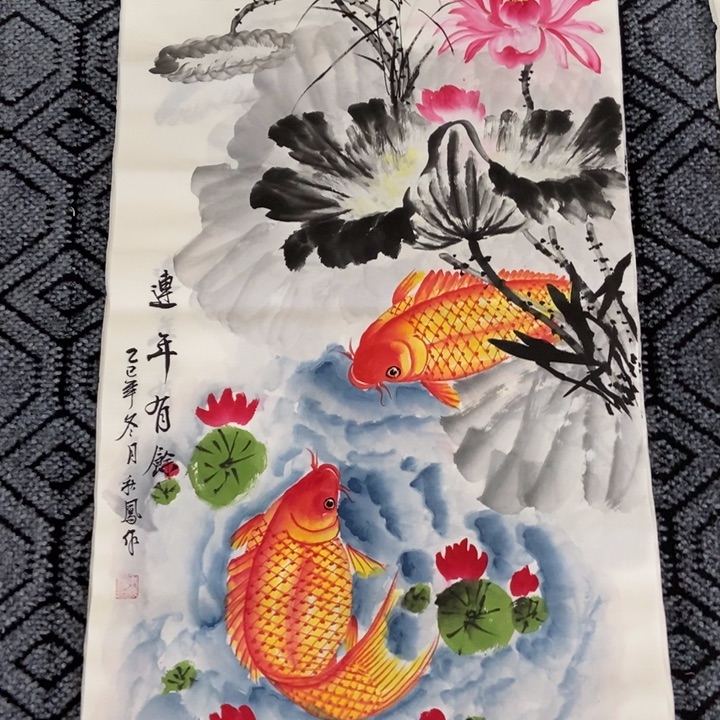 枕书斋画廊的直播间
