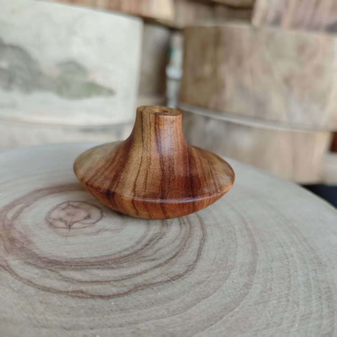 小叶香樟蘑菇摆件