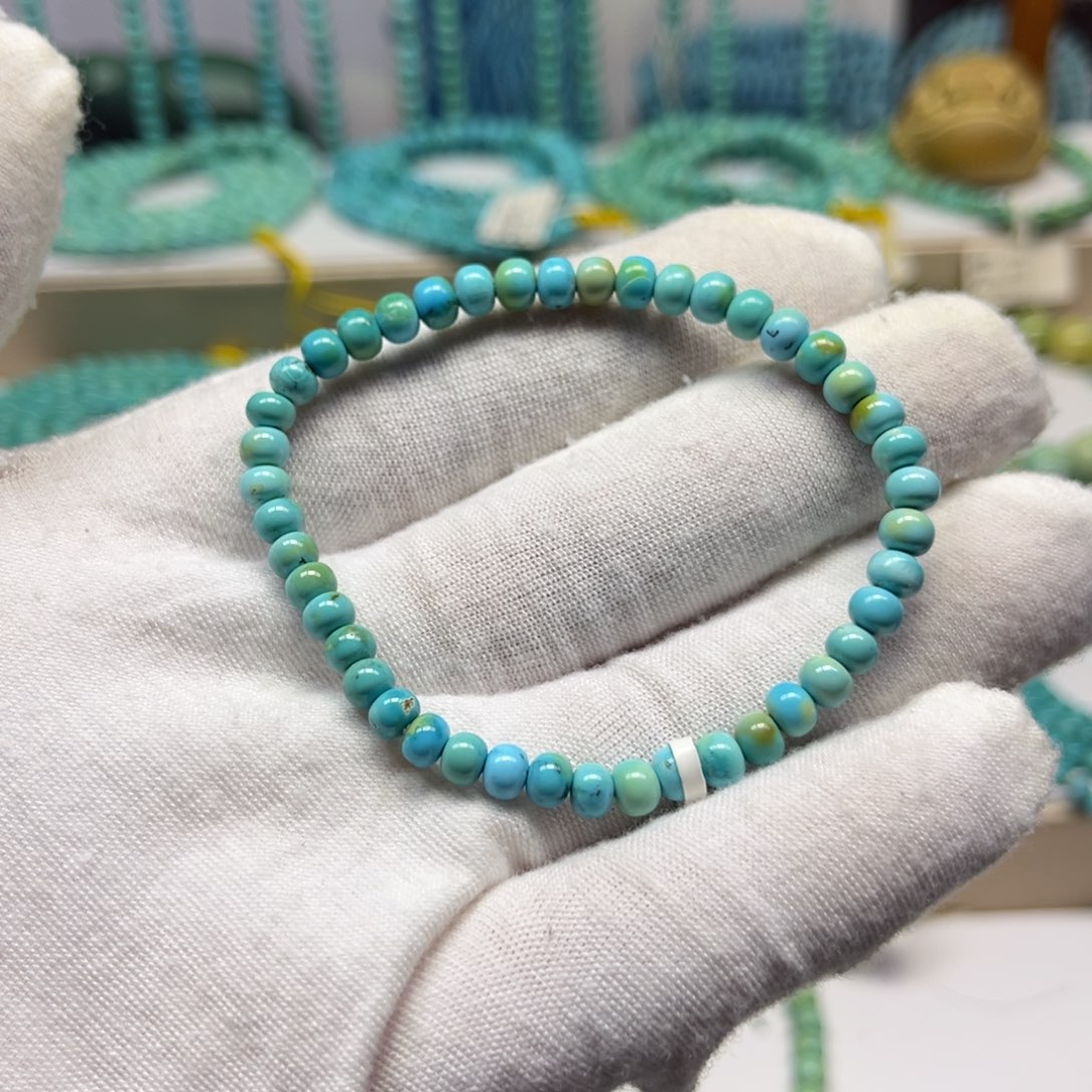 绿松石未镶嵌手链