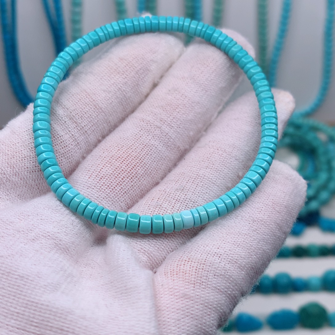 未镶嵌绿松石直切单圈