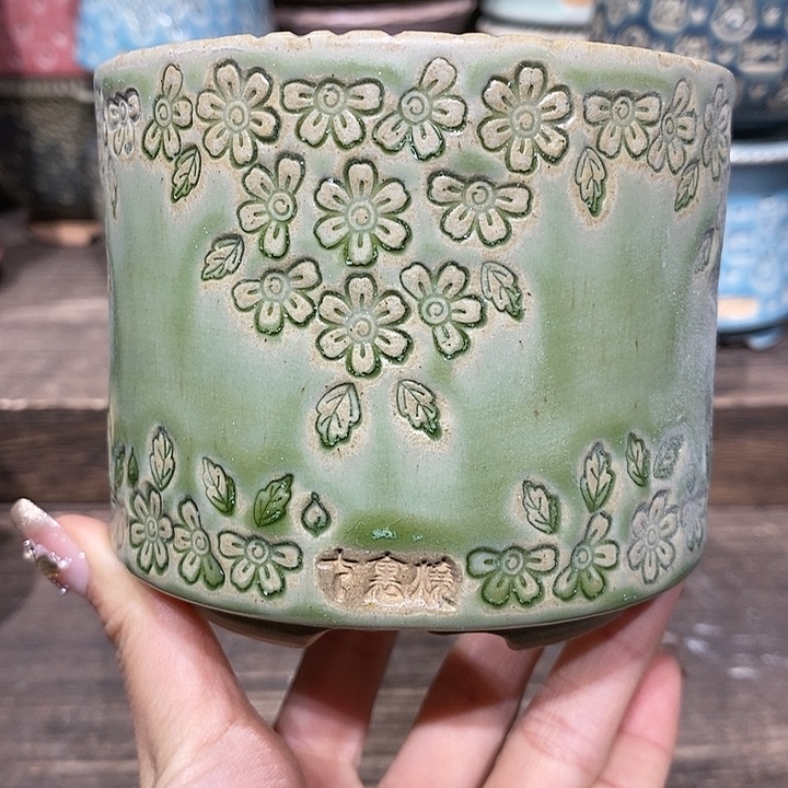 七里烧花盆2-25-513口径8