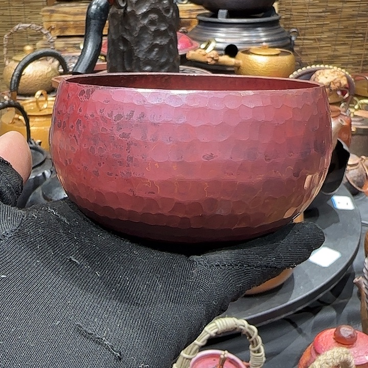 茶***妹紫铜手工制作约500毫升容量茶洗