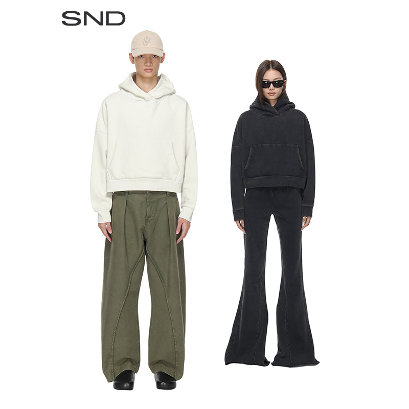 【ENTIRE STUDIOS 设计师品牌】SND AW25 口袋连帽套头卫衣