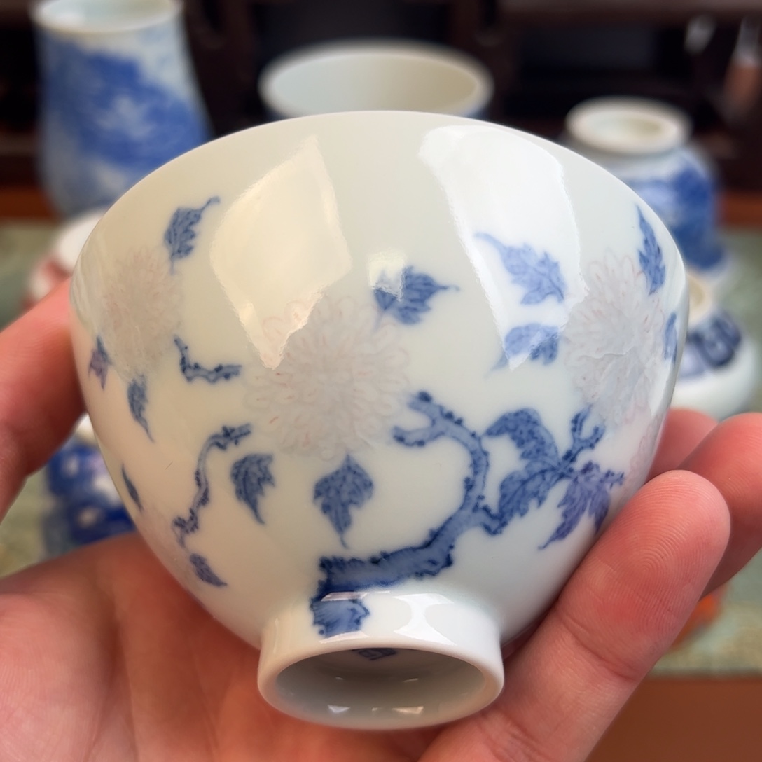 瓷片景德镇瓷器手工手绘