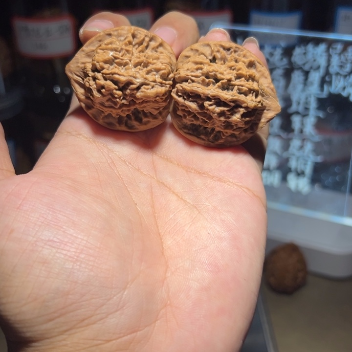 文玩核桃把件36小尺寸官帽全品