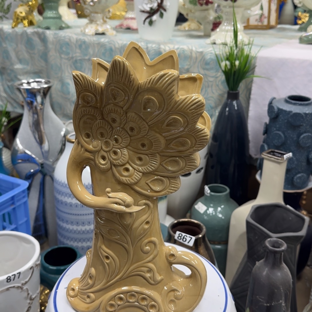瓷片陶瓷工艺花瓶摆件
