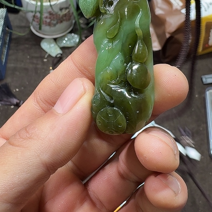 未镶嵌和田玉车挂