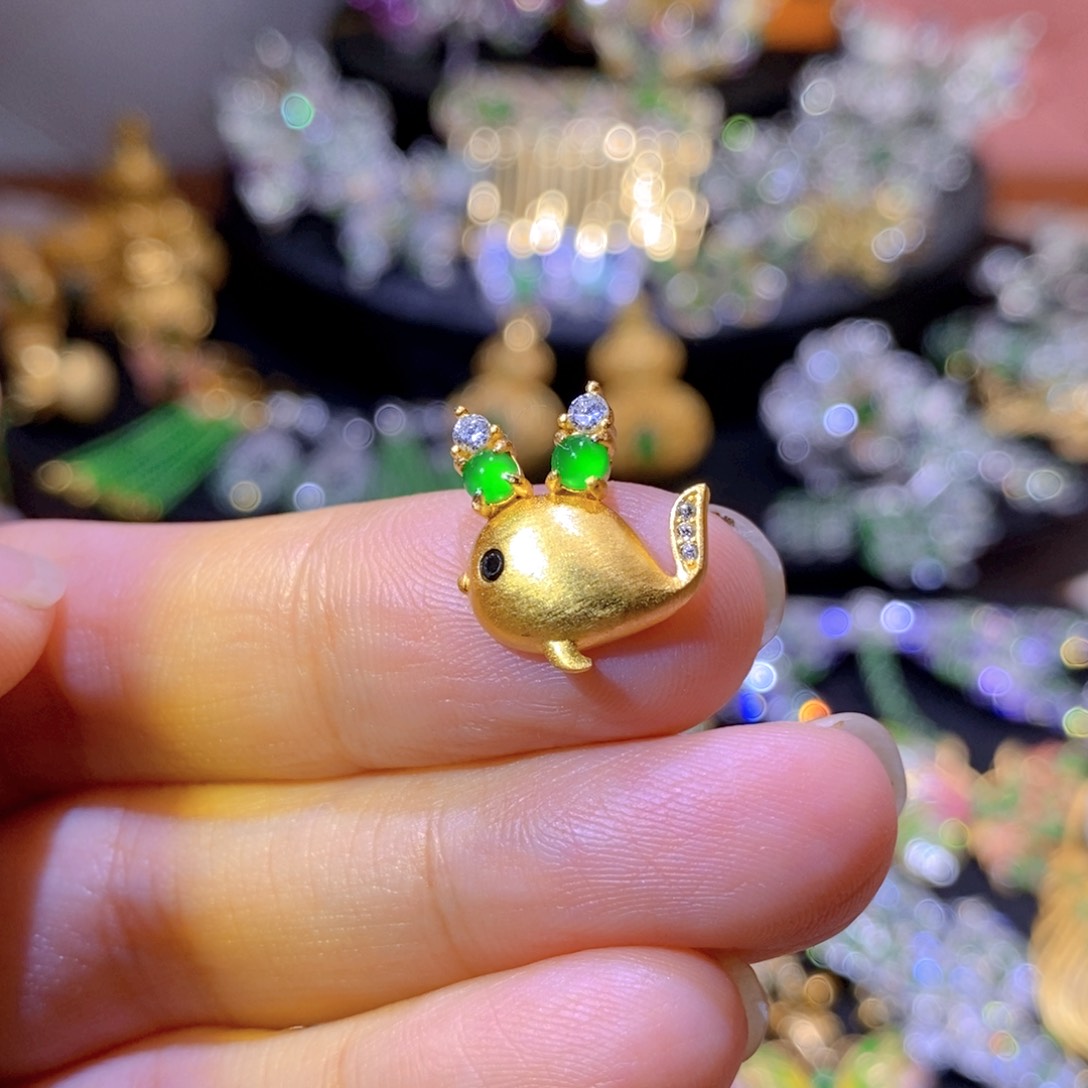 翡翠银S925镶嵌项圈