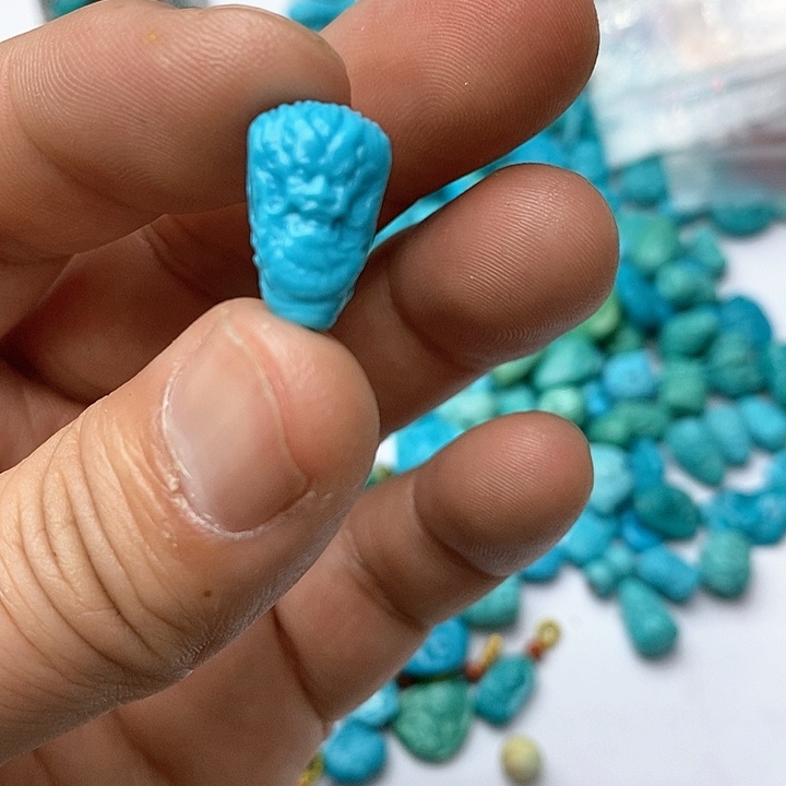 绿松石珠宝奇石未镶嵌