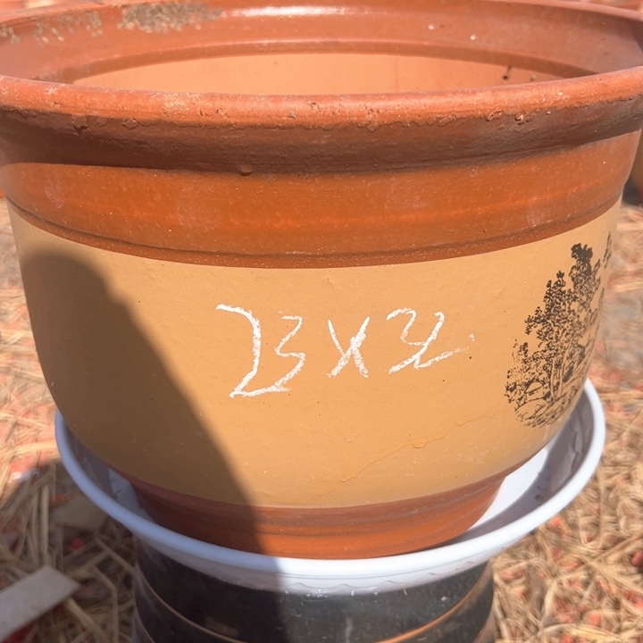 红陶陶土微瑕口32