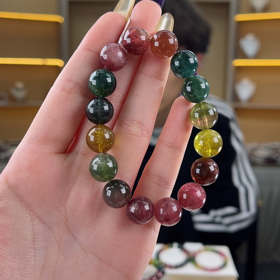 碧玺碧玺12mm（多样性发一件未镶嵌欧*雨