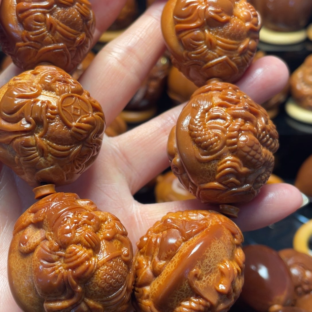 橄榄核手串/手链开****练龙财一条