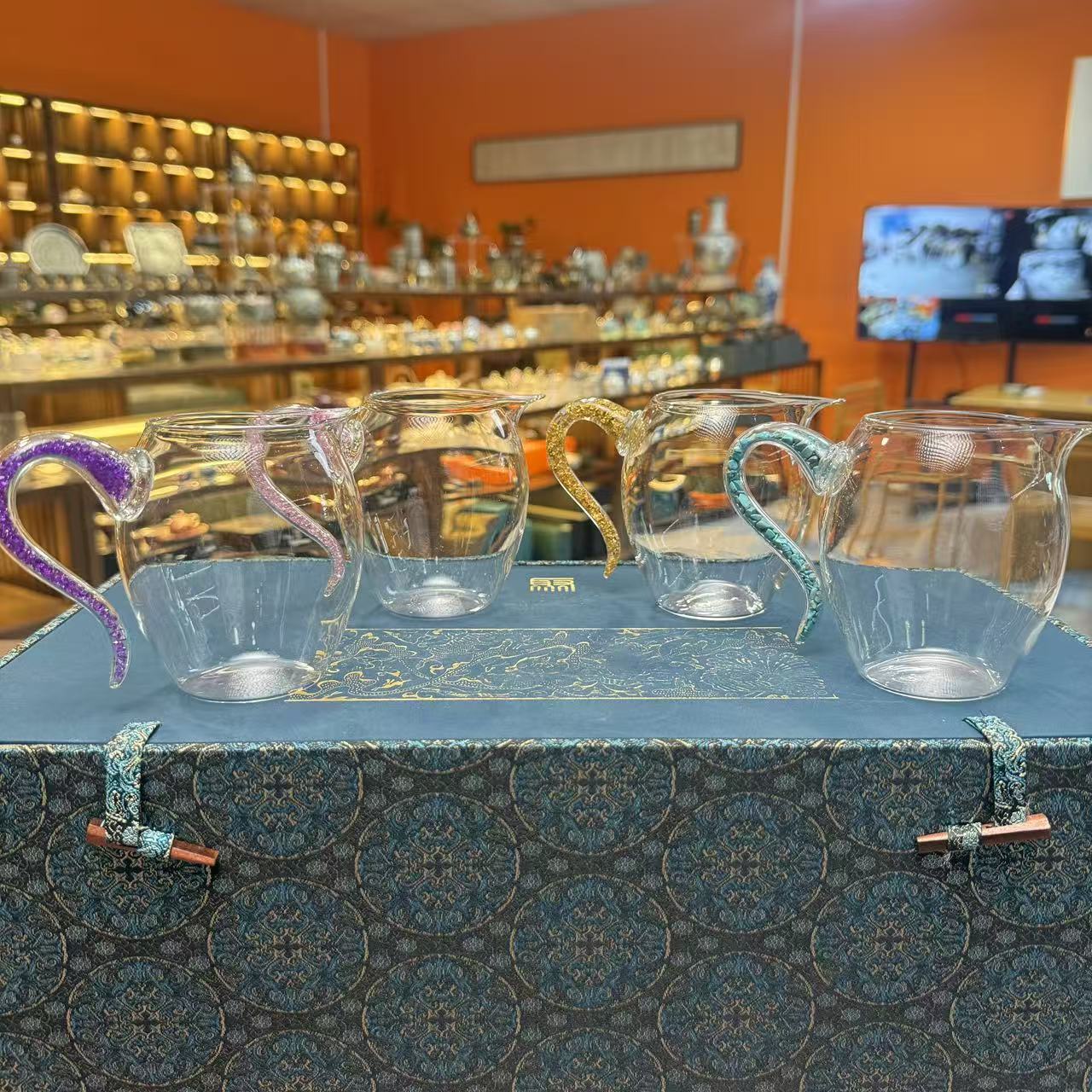 JS0185高颜值玻璃公道杯分茶加厚耐热防烫茶器