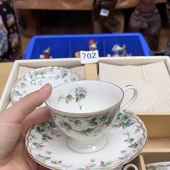 瓷片摆件工艺品瓷器摆件777 