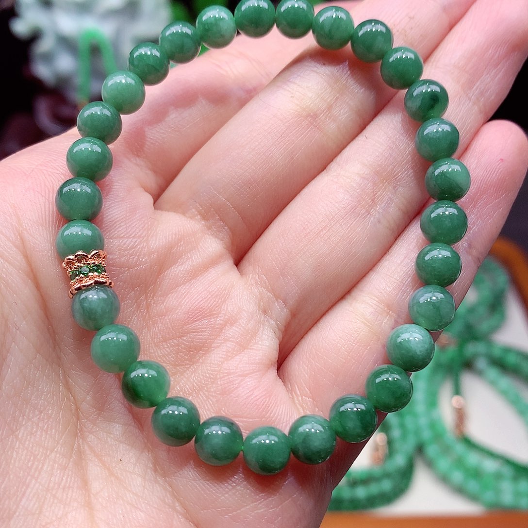 翡翠未镶嵌手链翡翠