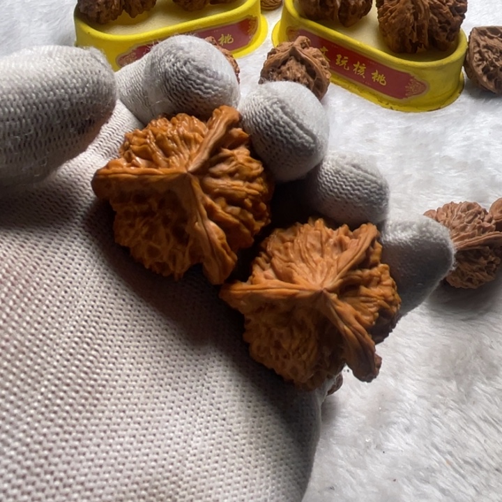 把件桃核精*盘山三棱