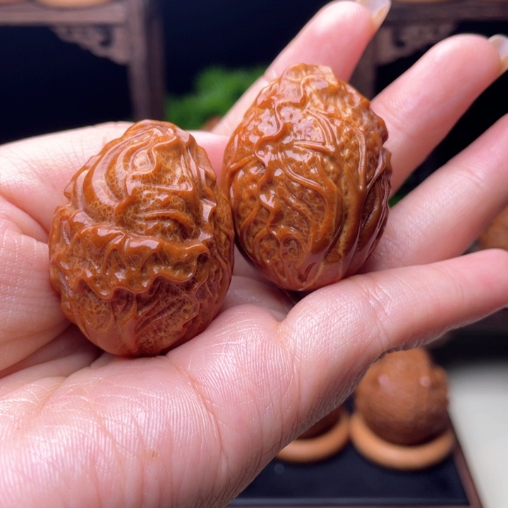 吊坠橄榄核白菜手球