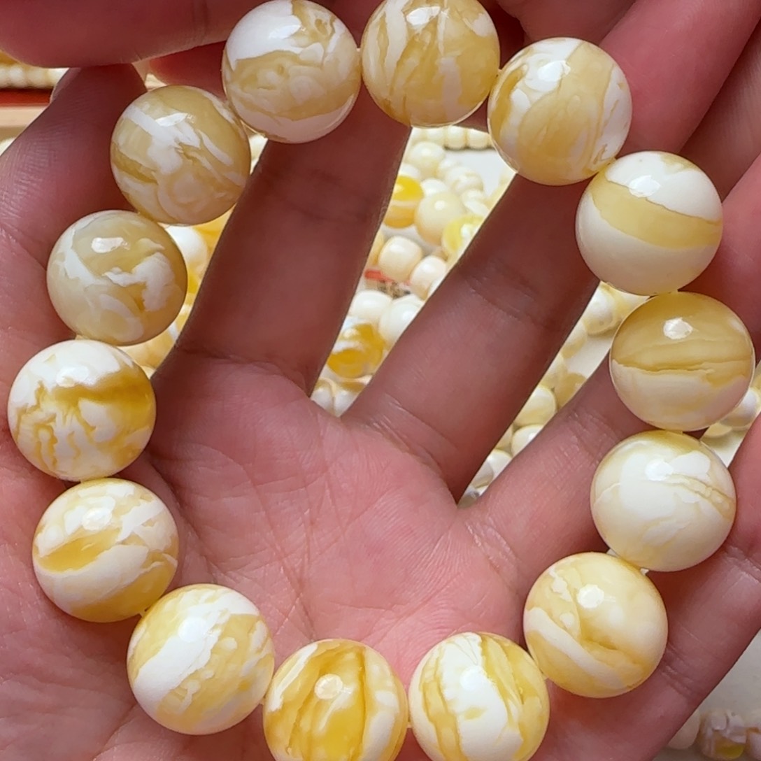 琥珀手链未镶嵌D****n蜜蜡