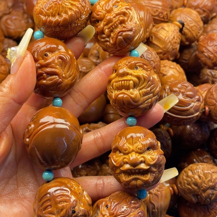 橄榄核吊坠可***冰橄榄核