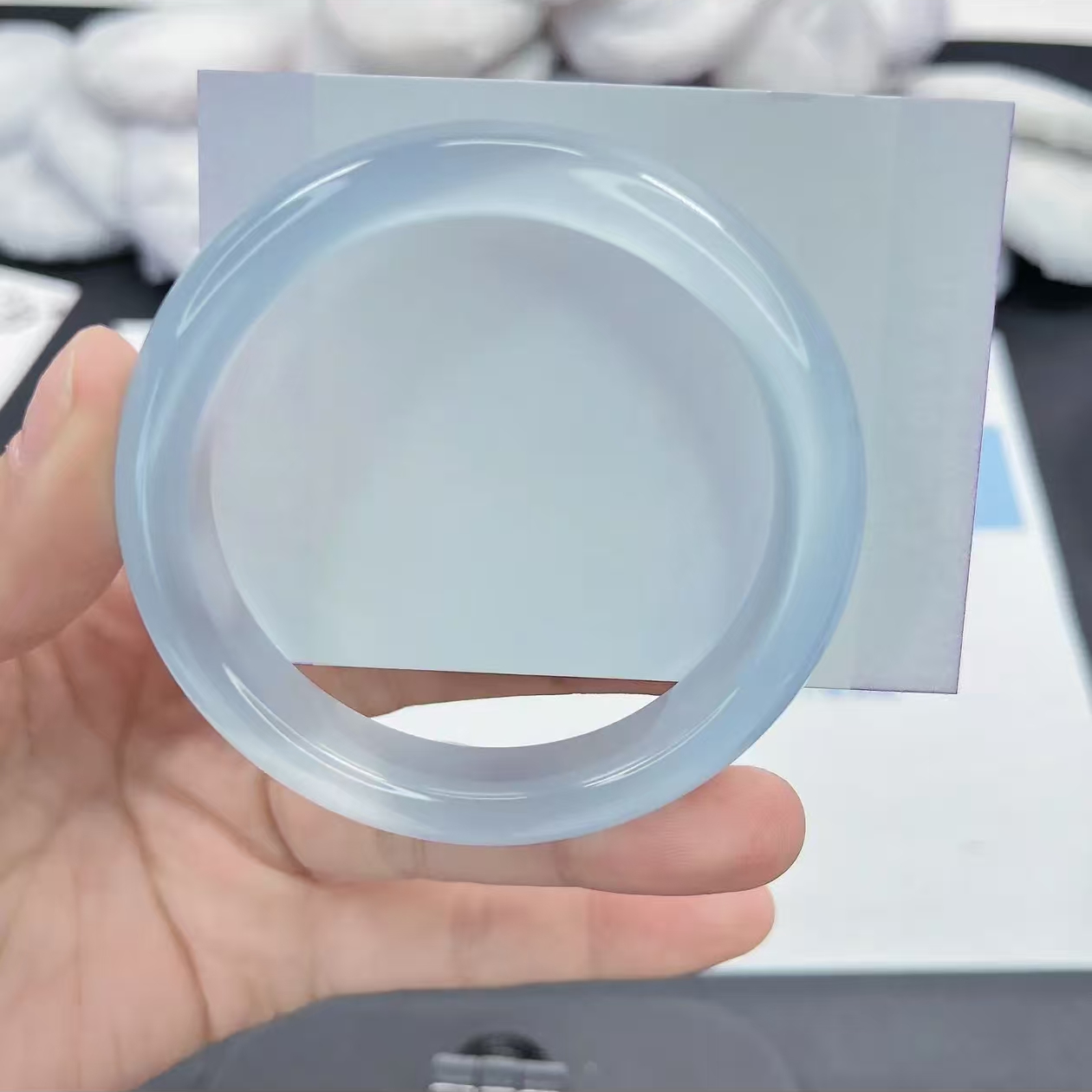 手镯 【高货冰冰蓝】62圈口